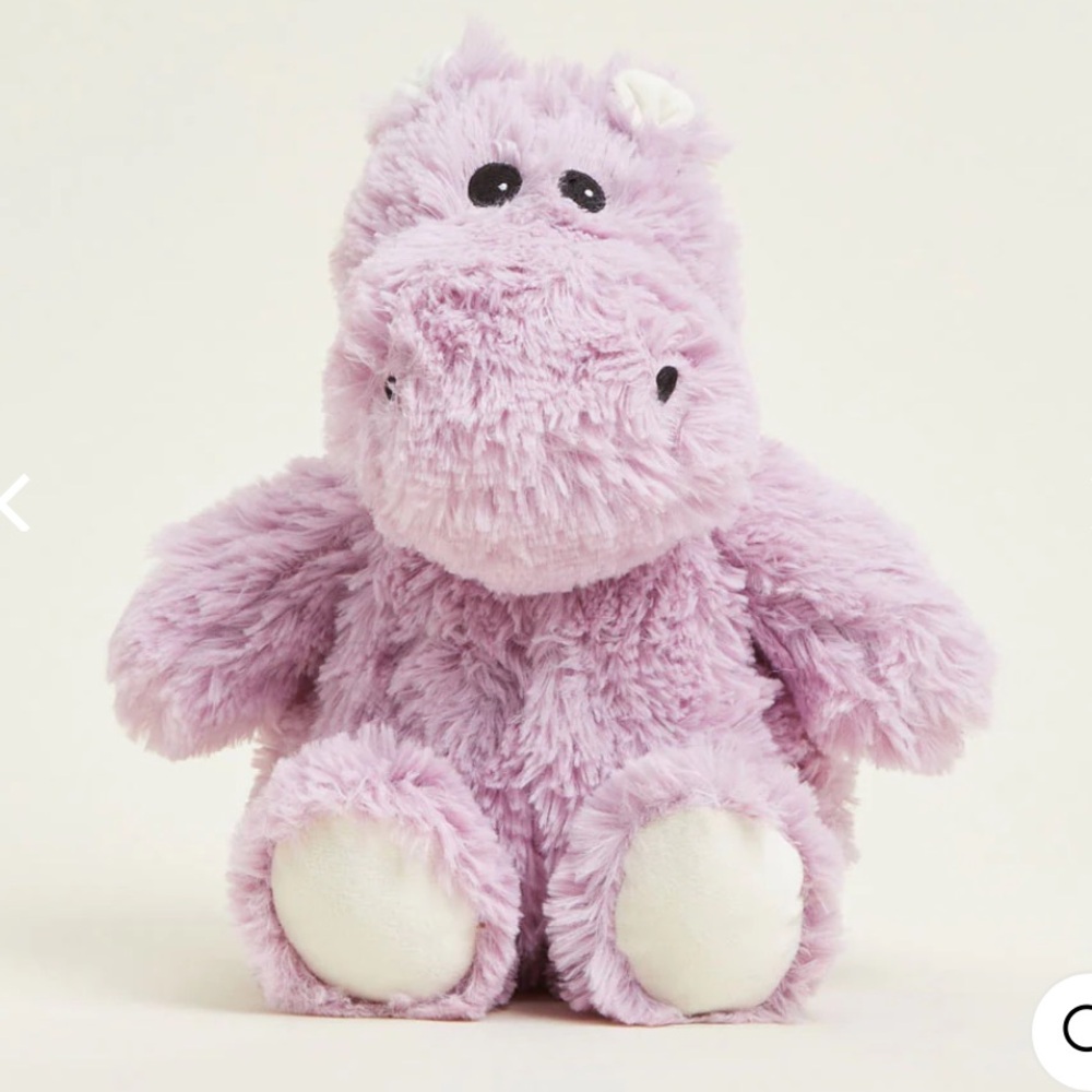 Warmies Little Purple Hippo Plushie